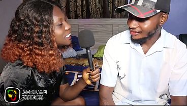 Garota negra ganesa implora por pau camaronês em entrevista ao vivo